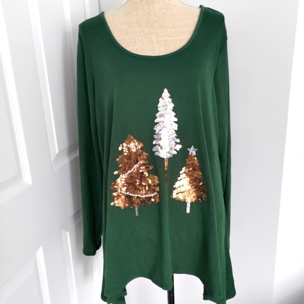 Christmas Tunic sweater top plus size